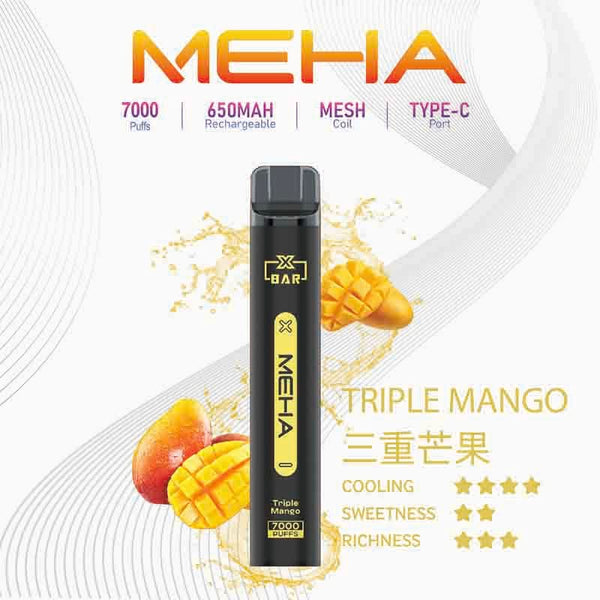 抛棄式MEHA XBAR 拋棄式 7000口小黑條