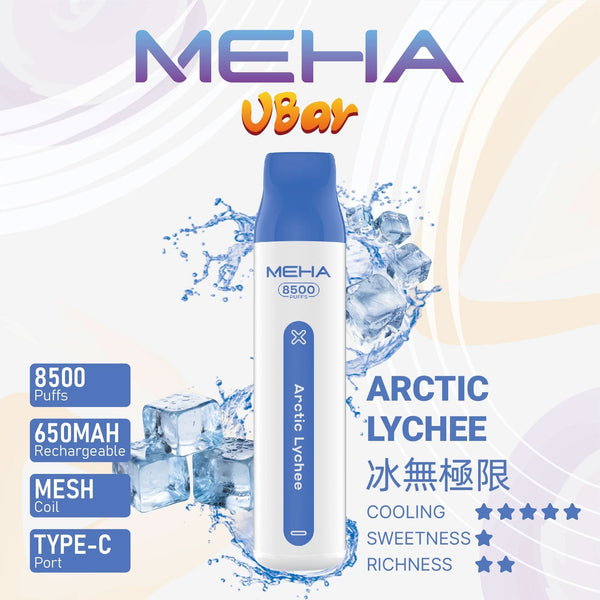 抛棄式MEHA 8500口 VBar小白條